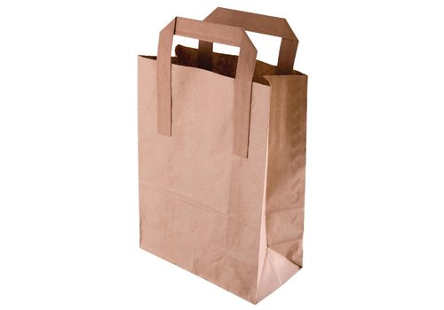  ProChef Sacs en papier recyclable | Marron | 305 x 255 x 140mm (lot de 250) 