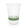 ProChef Gobelets en PLA compostables transparents pour boissons froides Vegware 454ml | 123 x 96mm (Lot de 1000)