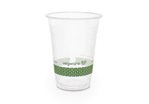  ProChef Gobelets en PLA compostables transparents pour boissons froides Vegware 454ml | 123 x 96mm (Lot de 1000) 