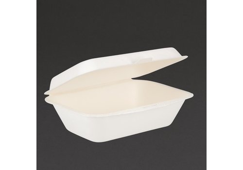  ProChef Barquettes en bagasse Recyclable | 66 x 182 x 135mm 250 unités 