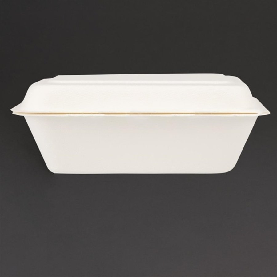 Barquettes en bagasse Recyclable | 66 x 182 x 135mm 250 unités