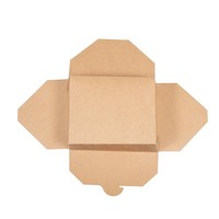 Cartons alimentaires compostables refermables 1,05L | 51x15x12cm (lot de 150)