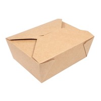 Boîtes en carton biodegradable, 130 cl | 64 x 152 x 120mm (x300)