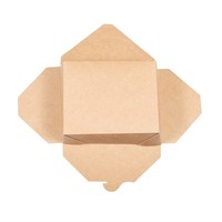 Boîtes en carton biodegradable, 130 cl | 64 x 152 x 120mm (x300)