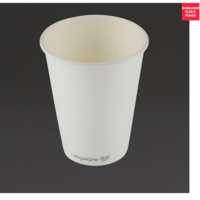 Gobelets boissons chaudes compostables Vegware blancs 34 cl | 108 x 89mm (lot de 1000)