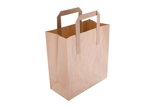  ProChef Petits sacs en papier recyclé marron Fiesta Recyclable Green | 213 x 180mm (lot de 250) 