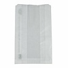 ProChef Grands sacs snack chaud en papier glassine blanc compostable avec fenêtre transparente NatureFlex Vegware | 250 x 65 x 150mm (lot de 500)