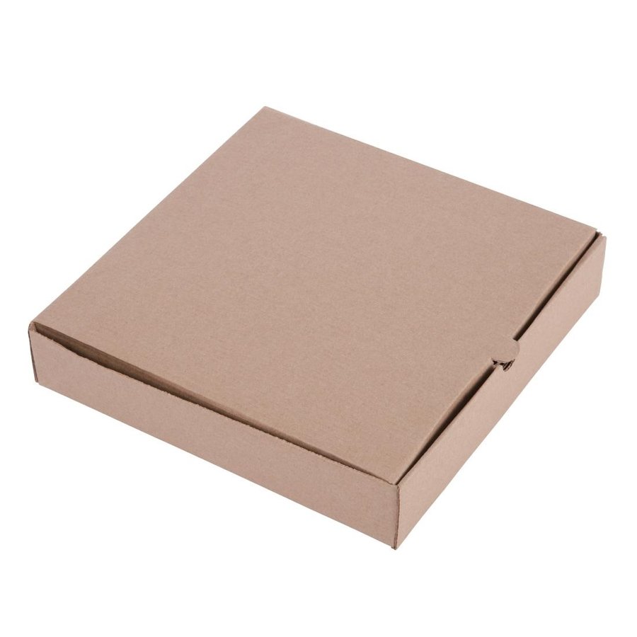 Cartons à pizza kraft Compostable 45 x 237 x 237mm (lot de 100)