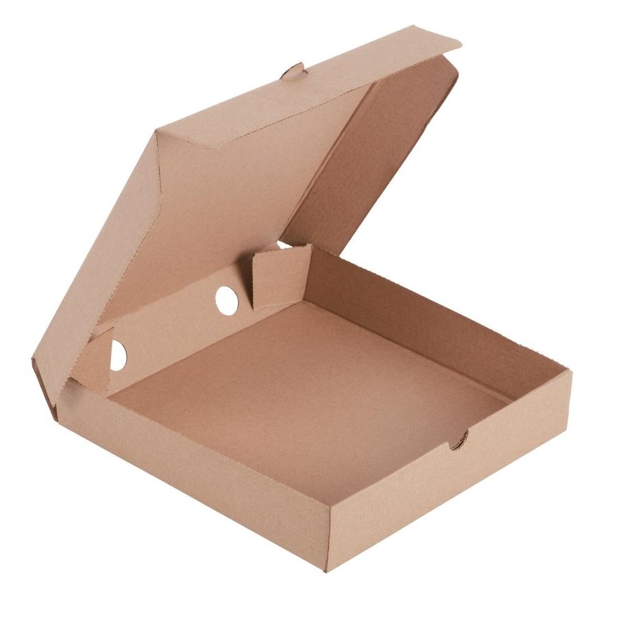Cartons à pizza kraft Compostable 23cm (lot de 100) - ProChef