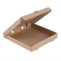 Cartons à pizza kraft | 46 x 311 x 311mm (lot de 100)