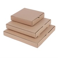 Cartons à pizza kraft | 46 x 311 x 311mm (lot de 100)