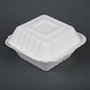 ProChef Boîtes à hamburger en bagasse compostables  | 81 x 149 x 152mm (x500)