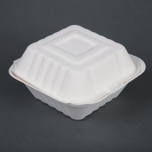  ProChef Boîtes à hamburger en bagasse compostables  | 81 x 149 x 152mm (x500) 