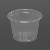 Pots à sauce en PLA compostables Vegware 28ml | 35 x 45 mm | convient pour CP395 (x5000)
