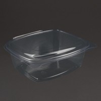 Barquettes à charnière compostables en PLA 68 cl | 65 x 165 x 300mm (x250)