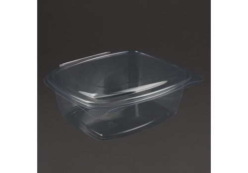  ProChef Barquettes à charnière compostables en PLA 68 cl | 65 x 165 x 300mm (x250) 