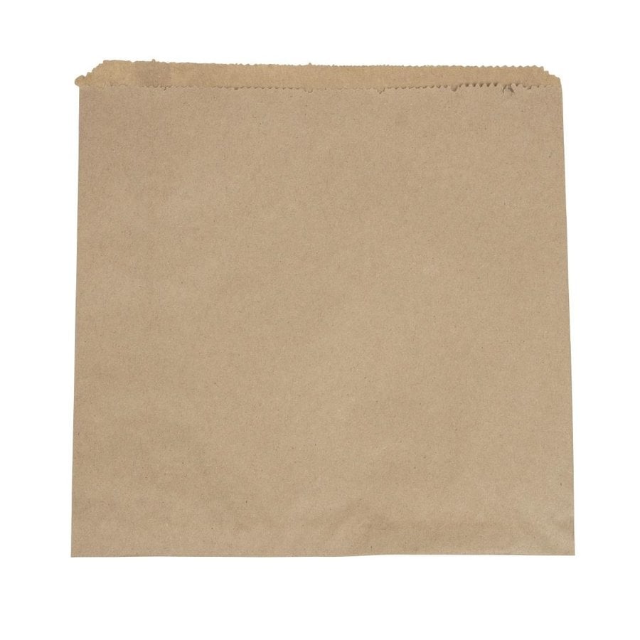 Sachets sandwich compostables en kraft recyclé Vegware | 216 x 216mm (lot de 1000)