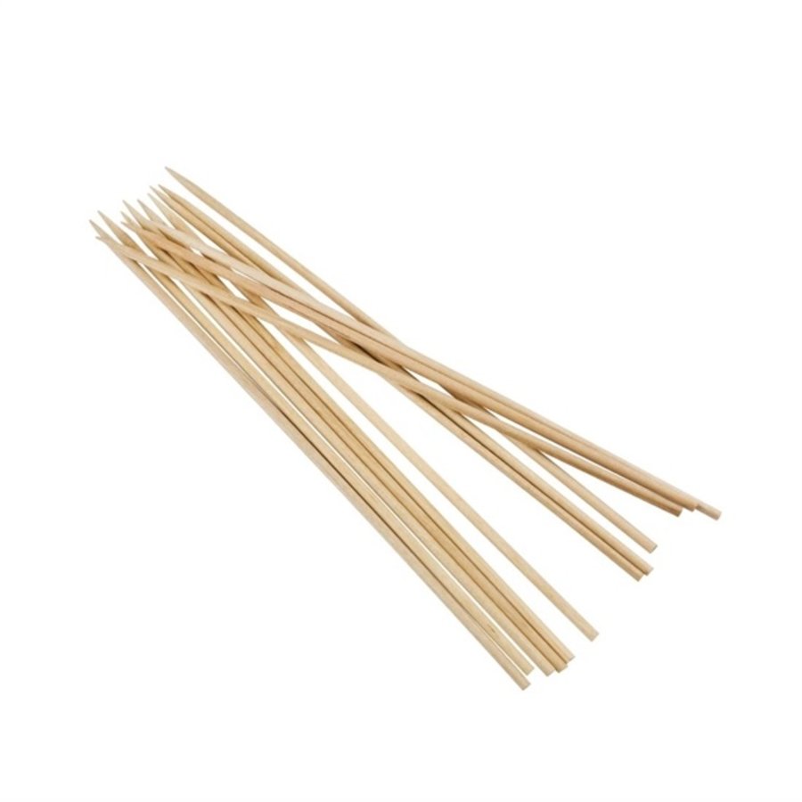 Brochettes en bois de bouleau biodégradables Fiesta Compostable 180mm | Lot de 200