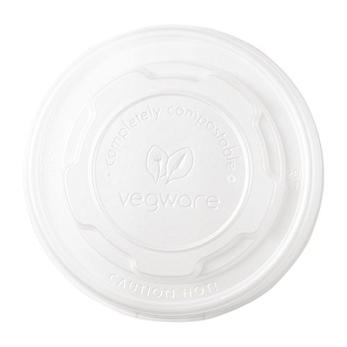  ProChef Couvercles plats compostables Vegware 230 ml (x1000) 