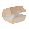 ProChef Petites boîtes burger en carton kraft compostables 70 x 108 x 108mm (lot de 250)