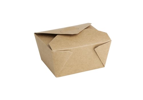  ProChef Boîtes alimentaires en carton compostables 600ml | 65 x 112 x 91mm(lot de 200) 