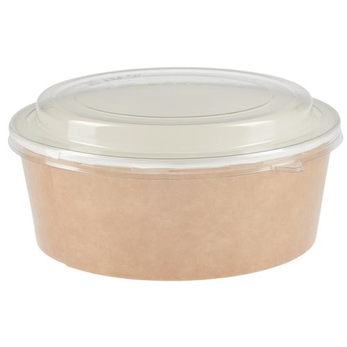  ProChef Pots alimentaires kraft recyclables avec couvercles Colpac 1300ml | 68mm (lot de 150) 