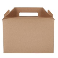 Grandes boîtes à emporter kraft recyclables Colpac | 180 x 265 x 128mm  (lot de 125)