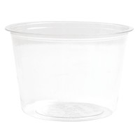 Pots à sauce froide en PLA transparent Vegware 118 ml | 48 mm | convient pour GK104   (lot de 2000)