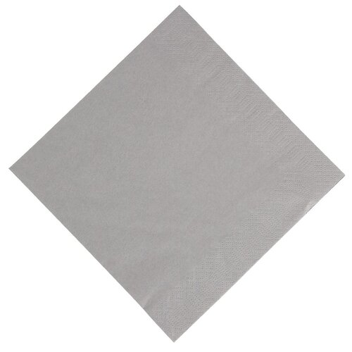  ProChef Serviettes en papier grises 3 plis 40 x 40 cm 