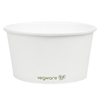 Bols à soupe / glace compostables en papier Vegware 350ml | convient pour GH168 et GF048 (lot de 500)