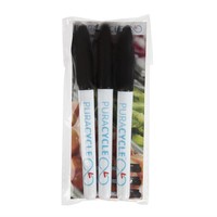 Marqueurs noirs alimentaires permanents Puracycle (lot de 3)