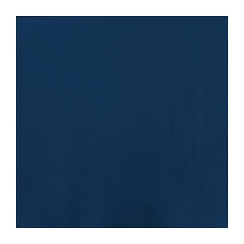  ProChef Serviettes de table en papier bleues 2 plis Fasana 