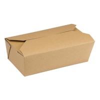 Cartons alimentaires rectangulaires 985ml | 6x18,5x10,3cm (lot de 250)