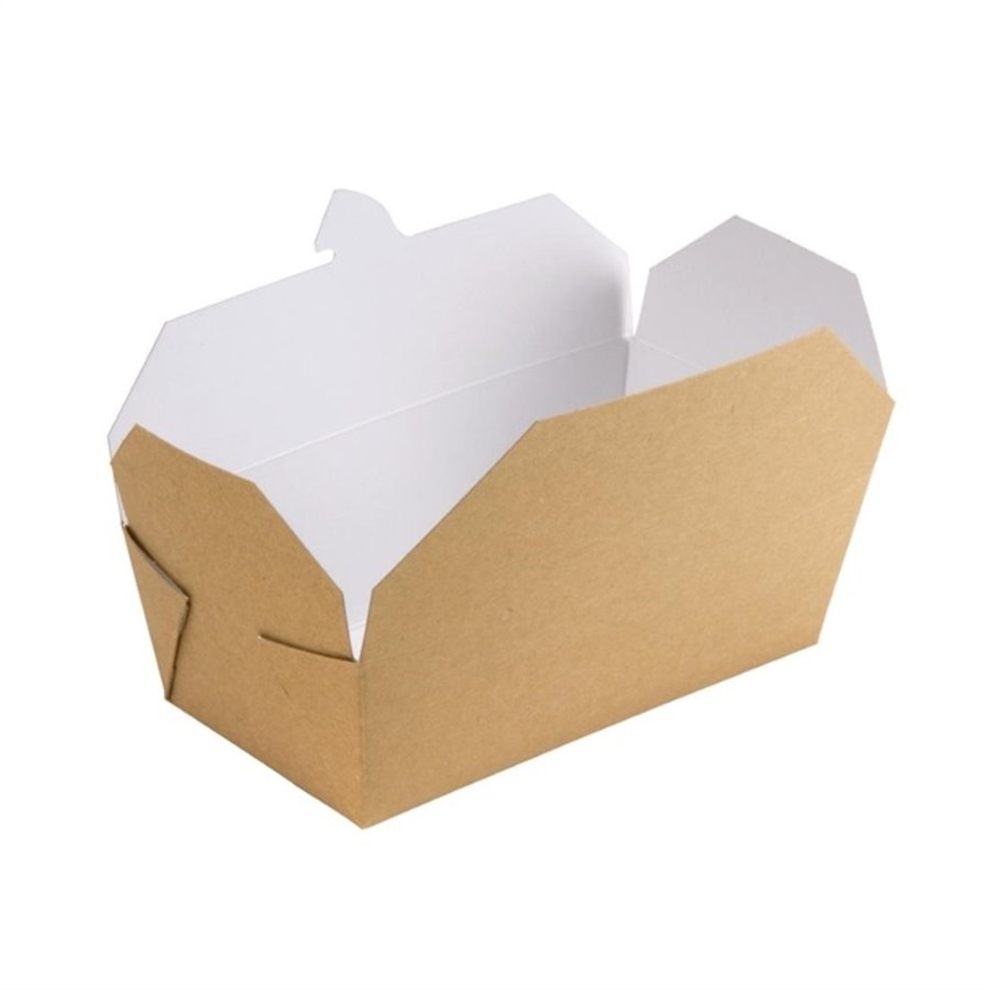 Cartons alimentaires rectangulaires 985ml | 6x18,5x10,3cm (lot de 250)