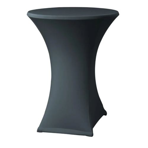  ProChef Housse de table  Paris de 80-85cm de diamètre noire en polyester 