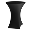 ProChef Housse de table Marseille pour table haute de 80-85cm de diamètre noire en polyester