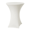 ProChef Housse de table  Paris de 80-85cm de diamètre crème en polyester