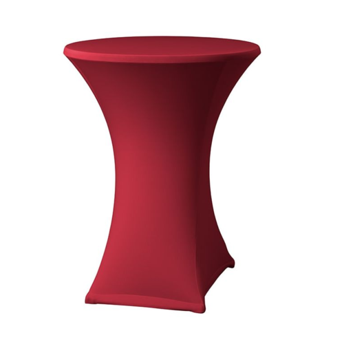  ProChef Housse de table Marseille de 80-85cm de diamètre bordeaux  polyester 