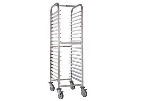  ProChef Chariot pour casier en inox / 20 niveaux / L-585xP-675mm 