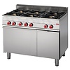 ProChef Fourneau 6 feux  électrique 37,2kW - 400V  85x110x110cm