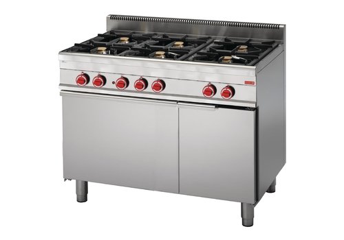  ProChef Fourneau 6 feux  électrique 37,2kW - 400V  85x110x110cm 