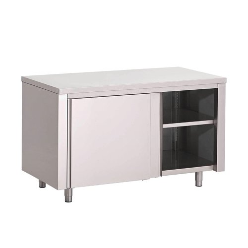 ProChef Table armoire inox 140Lx70Px88Hcm 