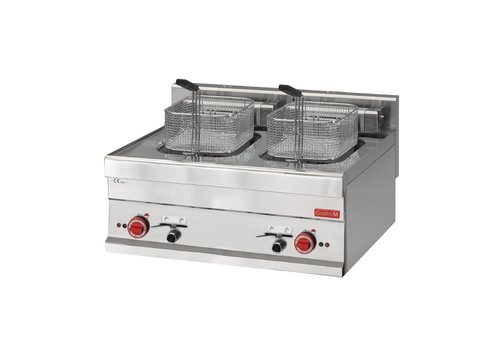  ProChef Friteuse électrique 2x 10L 400V  28Hx70Lx65Pcm 