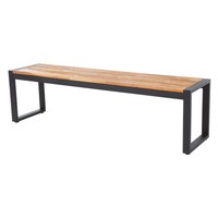 Bancs industriels en acier et acacia Bolero 45(H)x160x38cm (lot de 2)