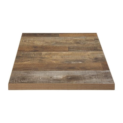  ProChef Borelo plateau de table carré effet bois vielli 60x60cm 