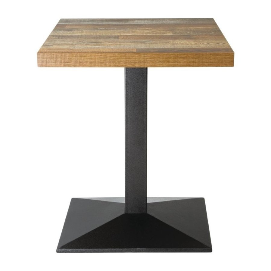 Borelo plateau de table carré effet bois vielli 60x60cm