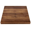 ProChef Plateau de table carré bolero effet chêne rustique 70x70cm