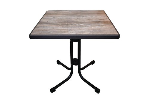  ProChef Table de patio pliante Limburg vintage 70x70cm 