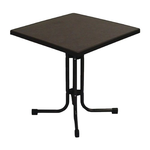  ProChef Table de patio pliante cadre anthracite Limburg pizarra 70x70cm 