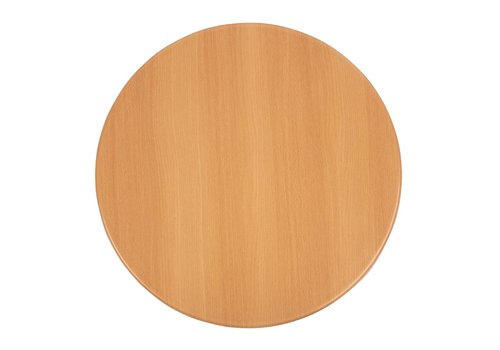 BOLERO - Plateau de table rond 60 cm effet bois vieilli 